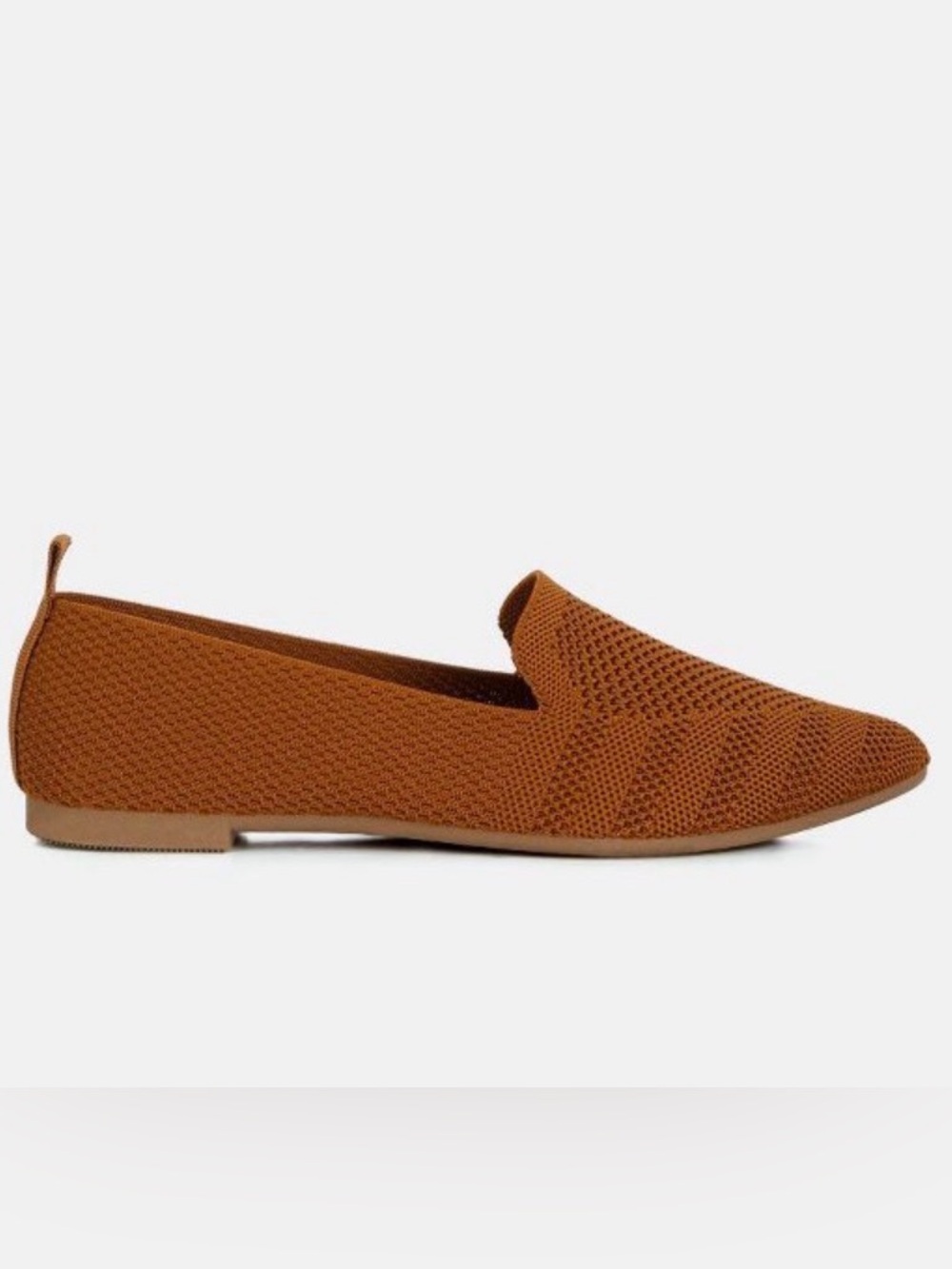 New London Rag Akili Woven Knit Textile Almond Toe Slip on Flats